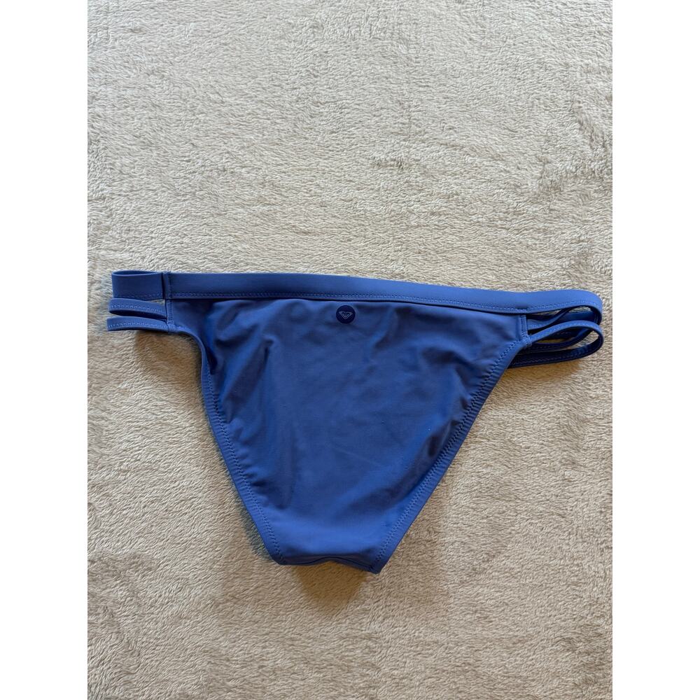 Roxy Side Straps Full Blue Bikini Bottom Classic … - image 2
